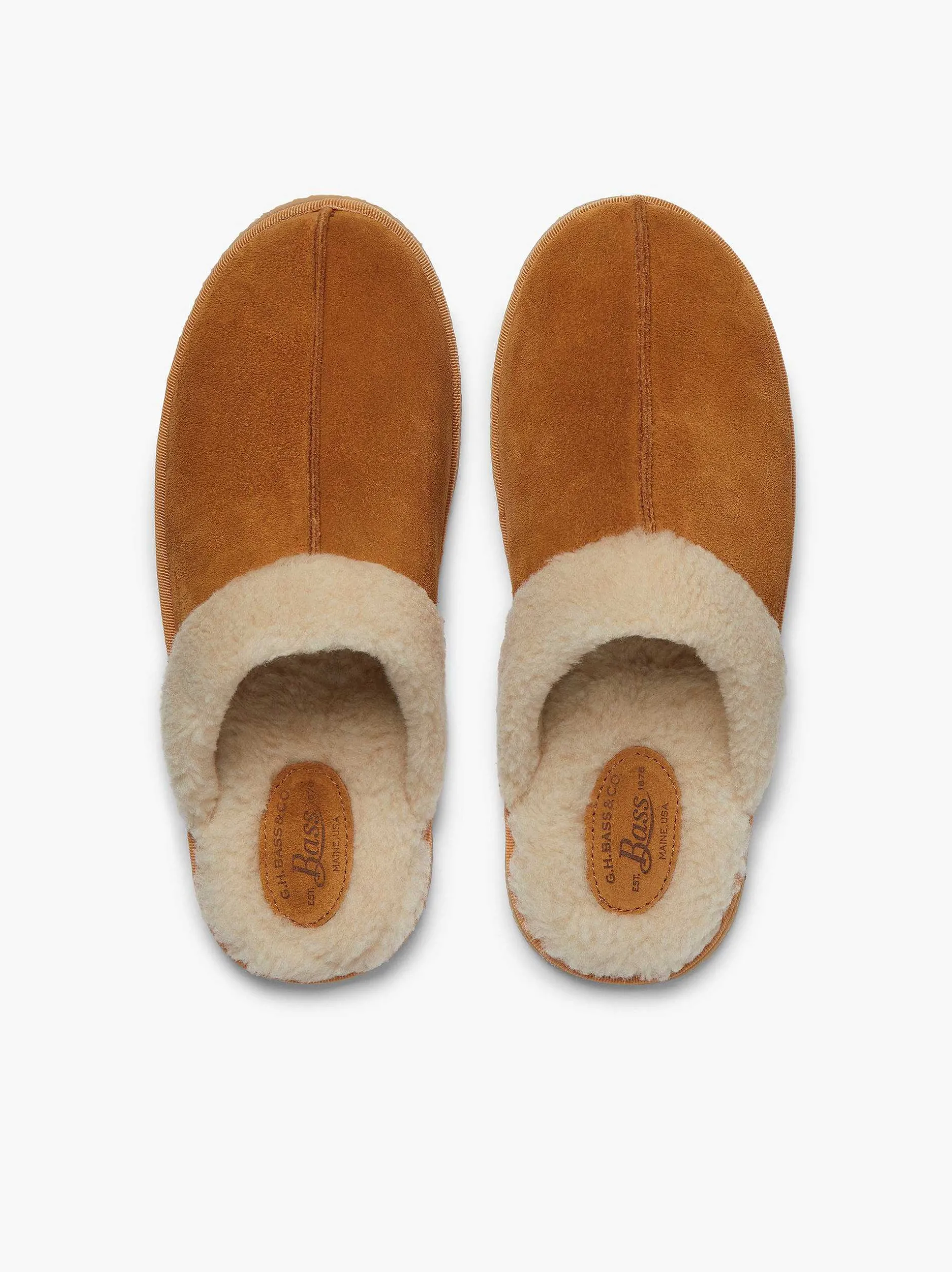 Online G.H.BASS Aspen Mule Slippers Chestnut Tan