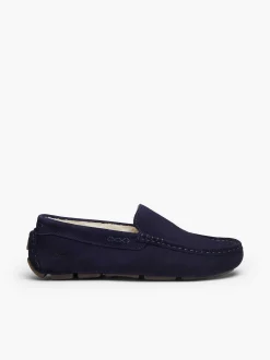 Clearance G.H.BASS Buffalo Moccasin Slippers Navy