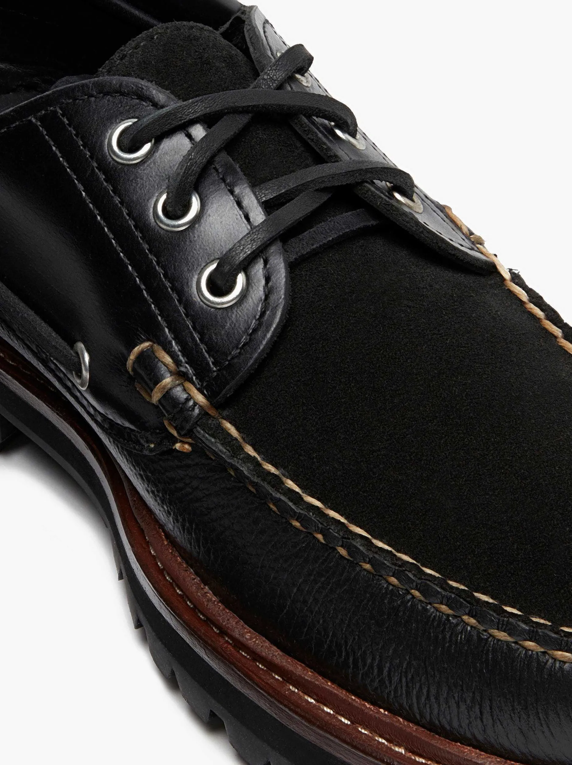 Outlet G.H.BASS 1876 Camp Moc Black