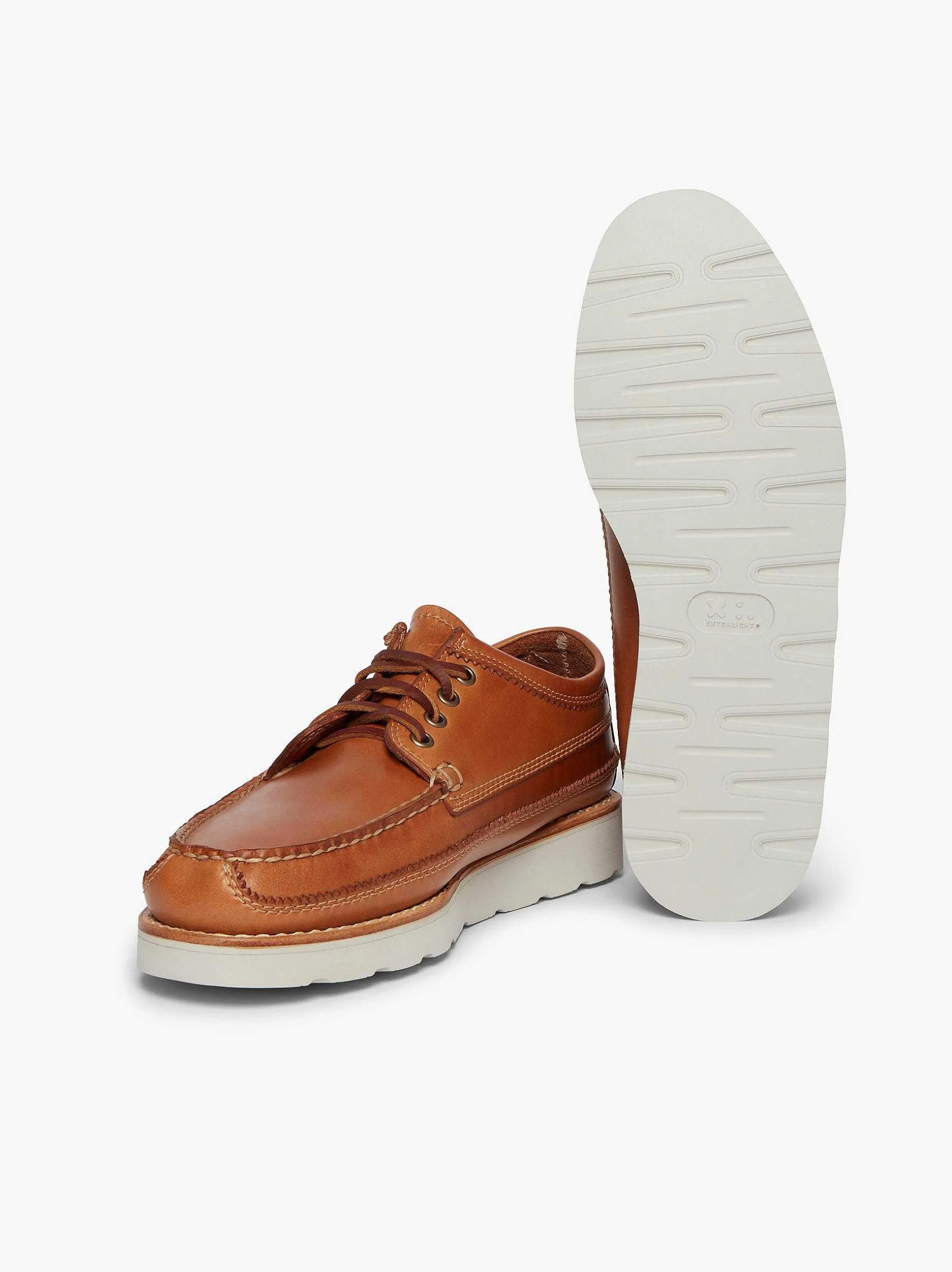 Hot G.H.BASS Camp Moc Iii Lyndon 4-Eye Moccasin Tan