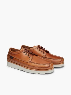Hot G.H.BASS Camp Moc Iii Lyndon 4-Eye Moccasin Tan