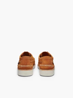 Outlet G.H.BASS Camp Moc Iii Lyndon 4-Eye Moccasin Tan Suede