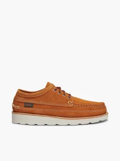 Outlet G.H.BASS Camp Moc Iii Lyndon 4-Eye Moccasin Tan Suede
