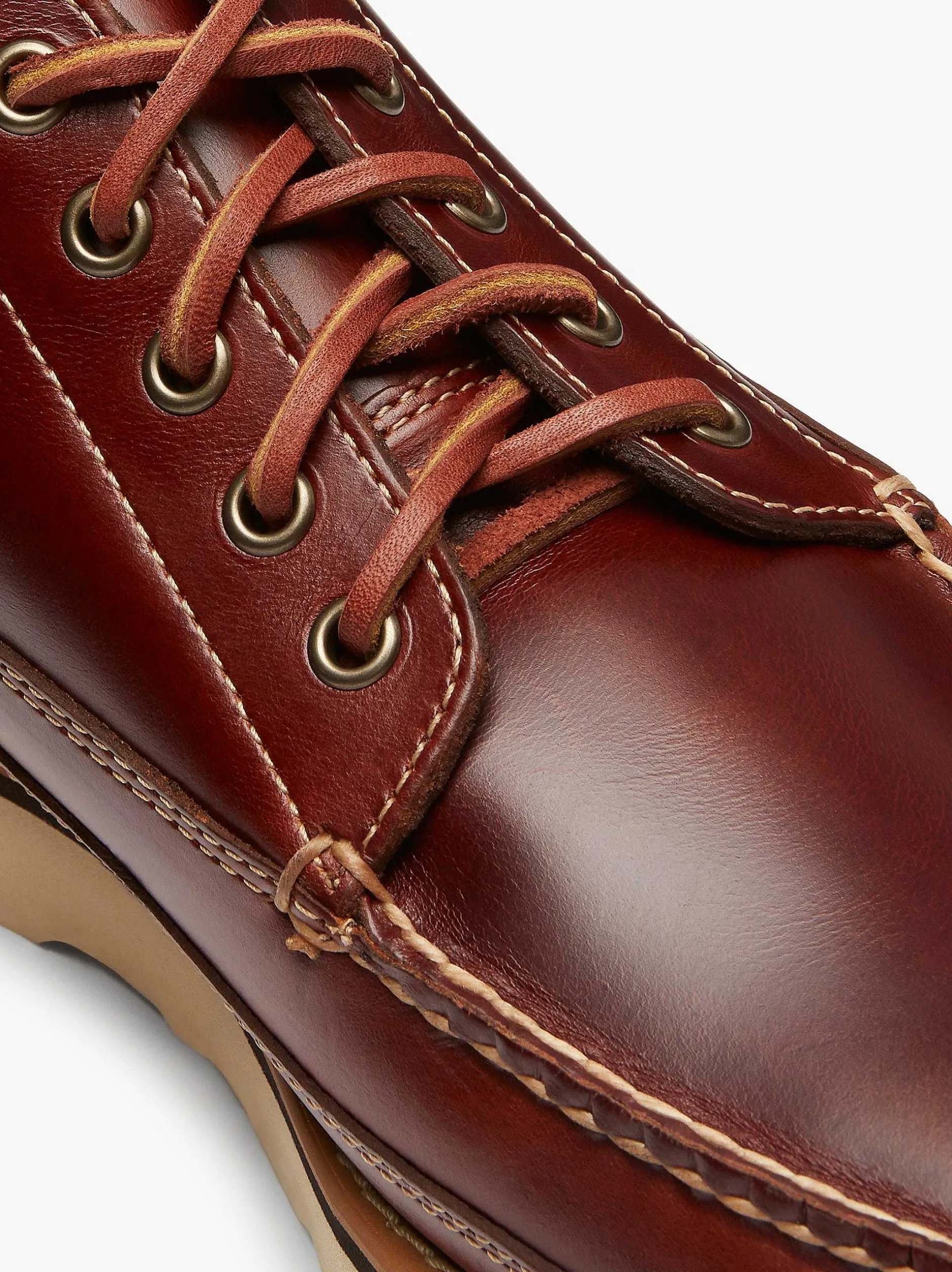 Outlet G.H.BASS Camp Moc Iii Ranger Boots Brown