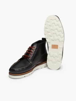 Outlet G.H.BASS Camp Moc Iii Ranger Boots Navy