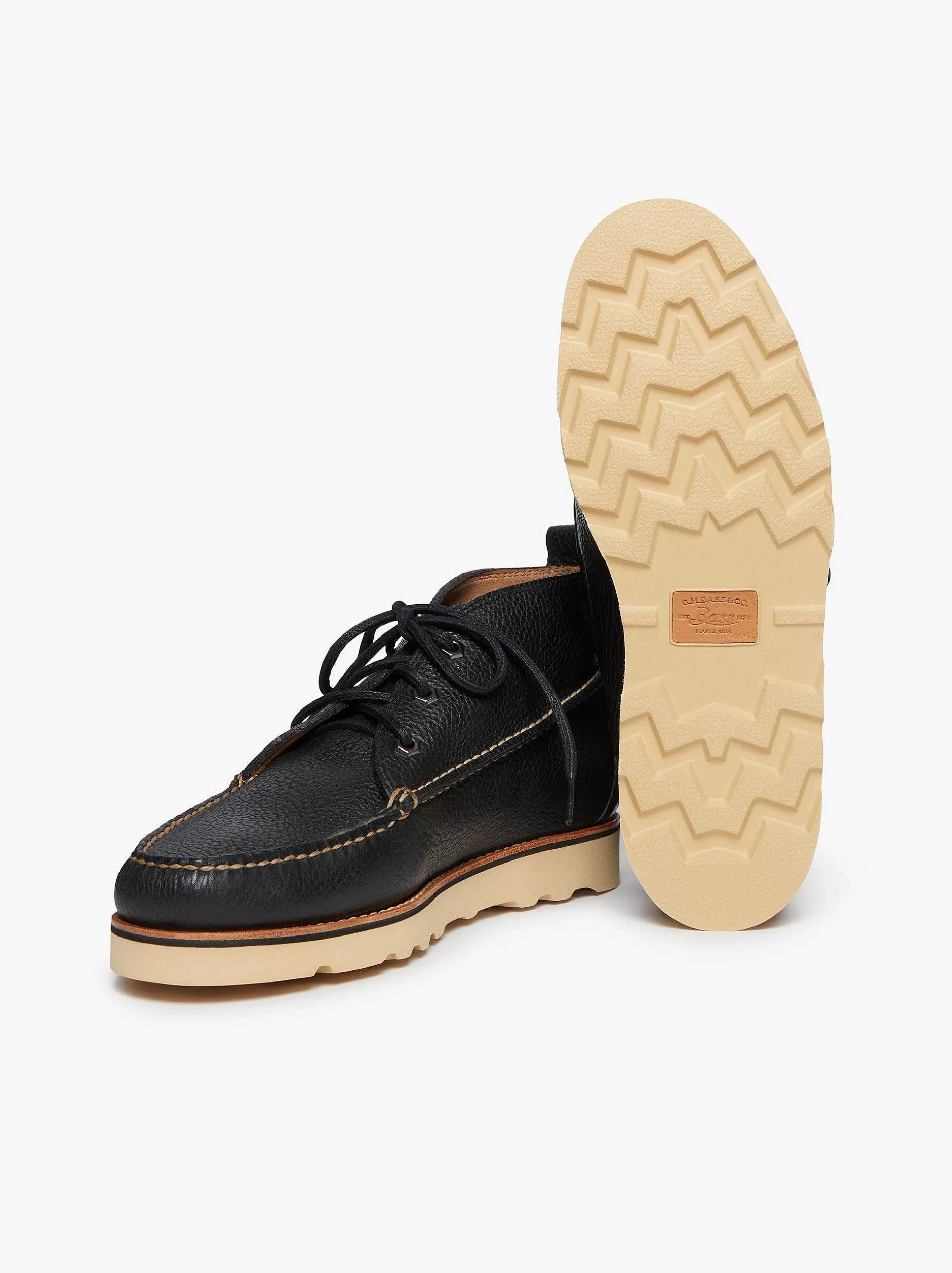 Online G.H.BASS Camp Moc Ranger Boots Black