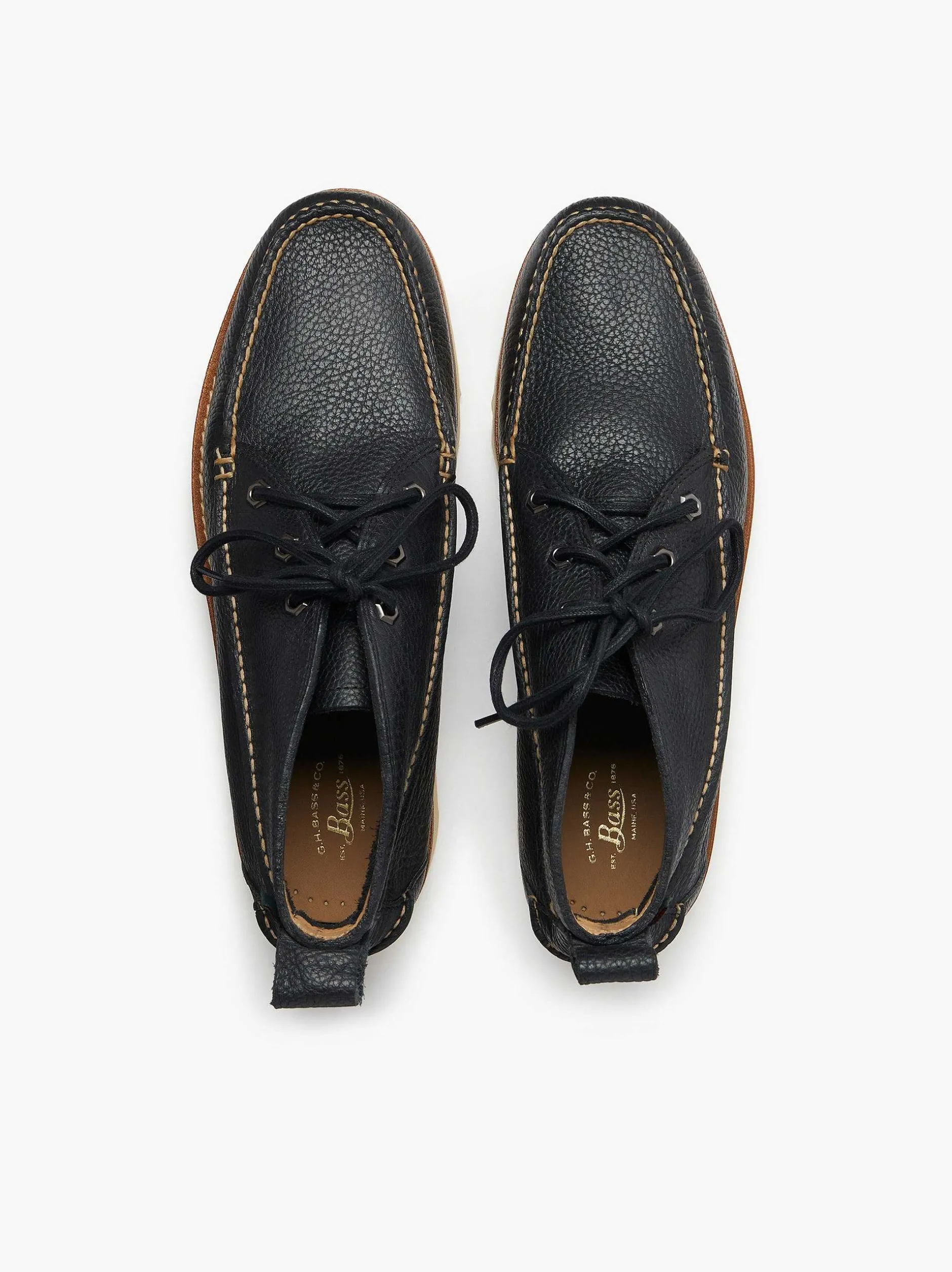 Online G.H.BASS Camp Moc Ranger Boots Black