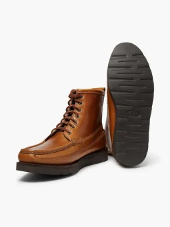 Clearance G.H.BASS Camp Moc Ranger Hi Boots Mid Brown