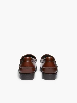 Sale G.H.BASS Easy Weejuns Esther Kiltie Tassel Loafers Cognac