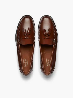 Discount G.H.BASS Easy Weejuns Larkin Tassel Loafers Brown