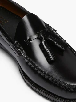 Clearance G.H.BASS Easy Weejuns Larkin Tassel Loafers Black