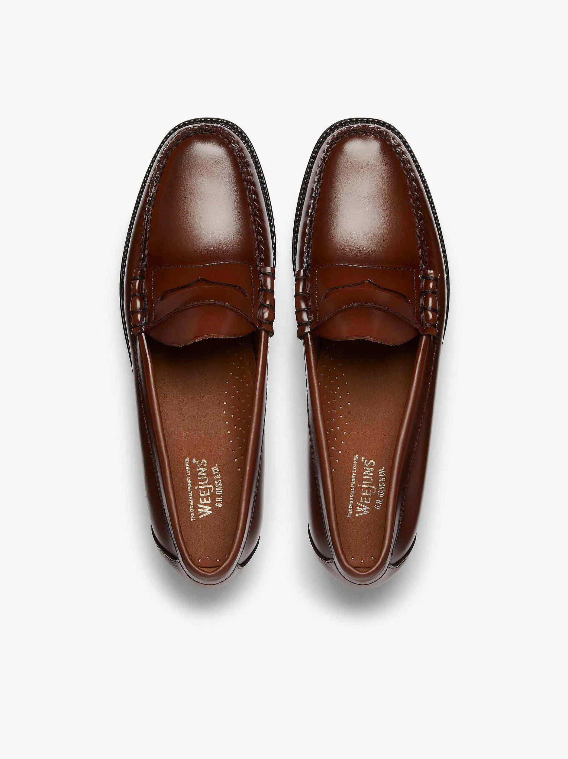 Hot G.H.BASS Easy Weejuns Larson Penny Loafers Brown