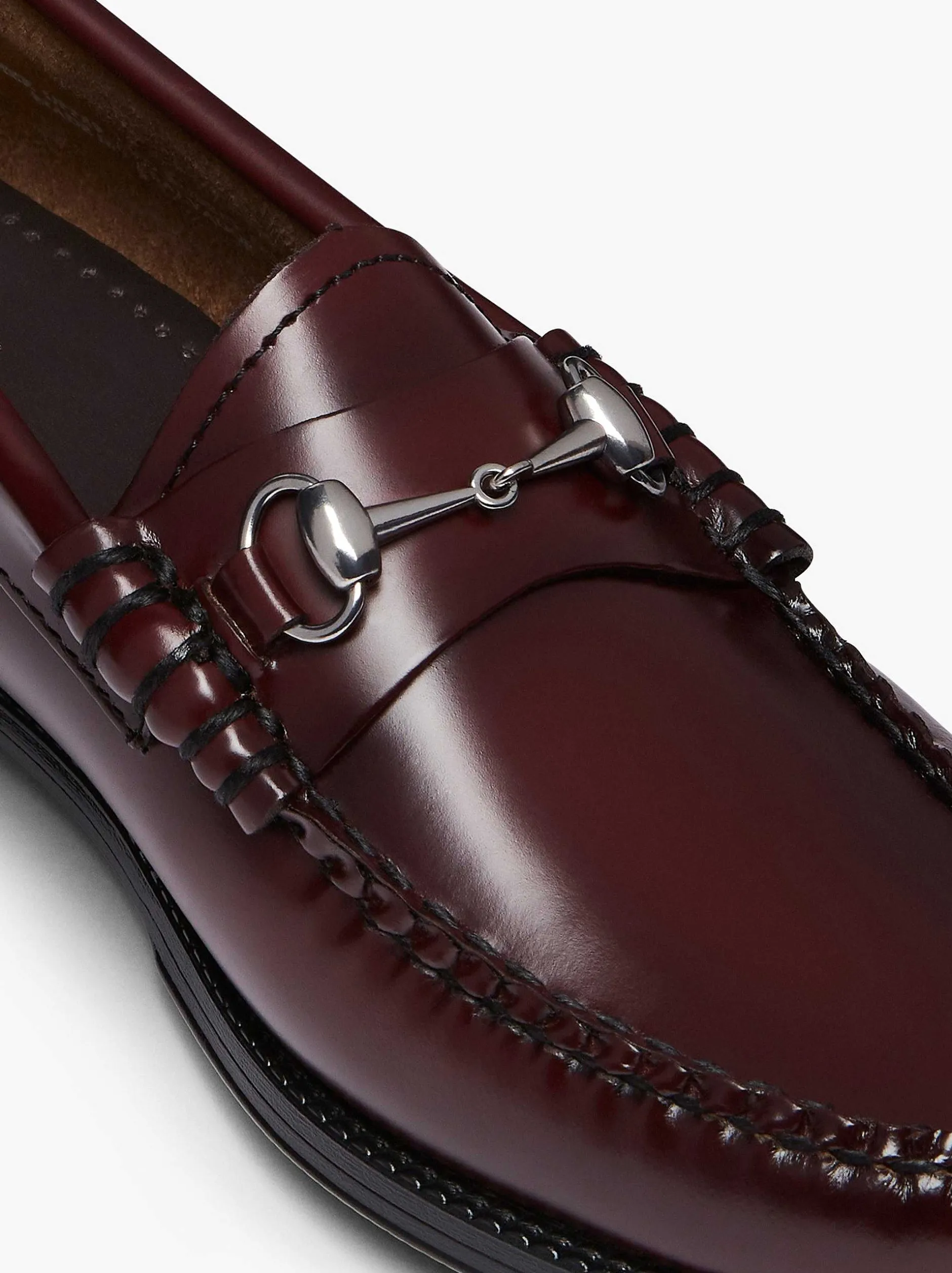 New G.H.BASS Easy Weejuns Lianna Horsebit Loafers Wine