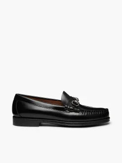 New G.H.BASS Easy Weejuns Lincoln Penny Loafers Black