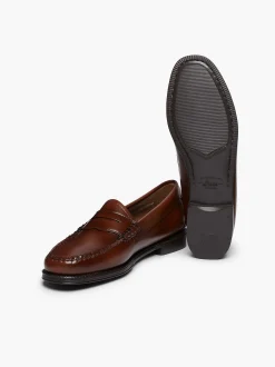 Discount G.H.BASS Easy Weejuns Penny Loafers Cognac
