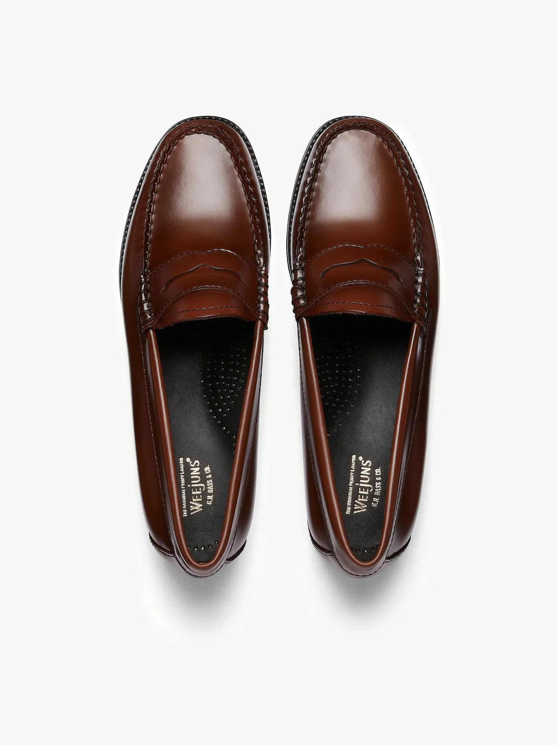 Discount G.H.BASS Easy Weejuns Penny Loafers Cognac
