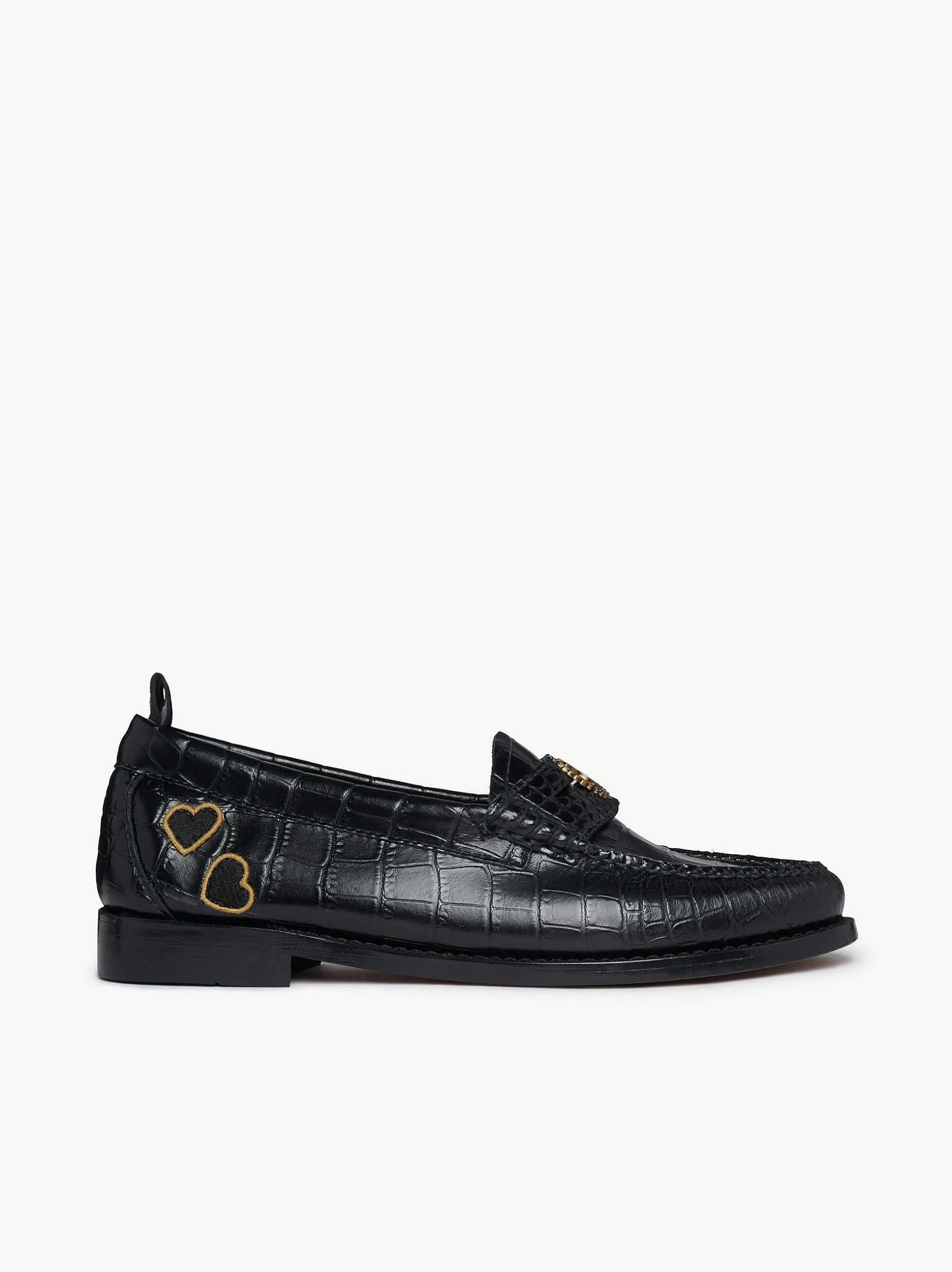 Discount G.H.BASS Fred Perry X Amy Winehouse Weejuns Penny Black