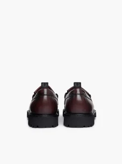 G.H.BASS X Fred Perry Weejuns 90S Layton Tassel Loafers Wine