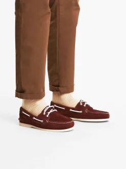 G.H.BASS Jetty Iii 2 Eye Boat Shoes Mid Brown