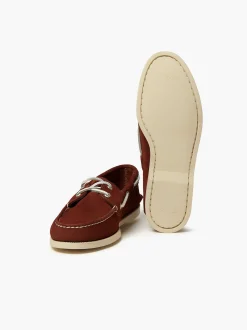 G.H.BASS Jetty Iii 2 Eye Boat Shoes Mid Brown