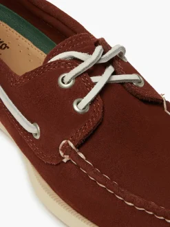 G.H.BASS Jetty Iii 2 Eye Boat Shoes Mid Brown