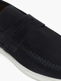 New G.H.BASS Newport Penny Loafers Navy