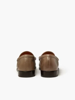 Clearance G.H.BASS Panama Lianna Saddle Bar Loafers Taupe