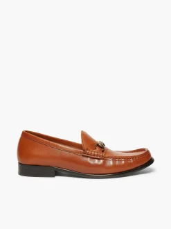 Sale G.H.BASS Panama Lincoln Saddle Bar Loafers Tan
