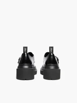 Online G.H.BASS Platform Lug Derby Black