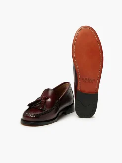 Sale G.H.BASS Weejuns Estelle Brogue Tassel Loafers Wine