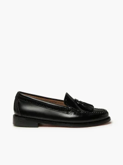 Outlet G.H.BASS Weejuns Estelle Brogue Tassel Loafers Black