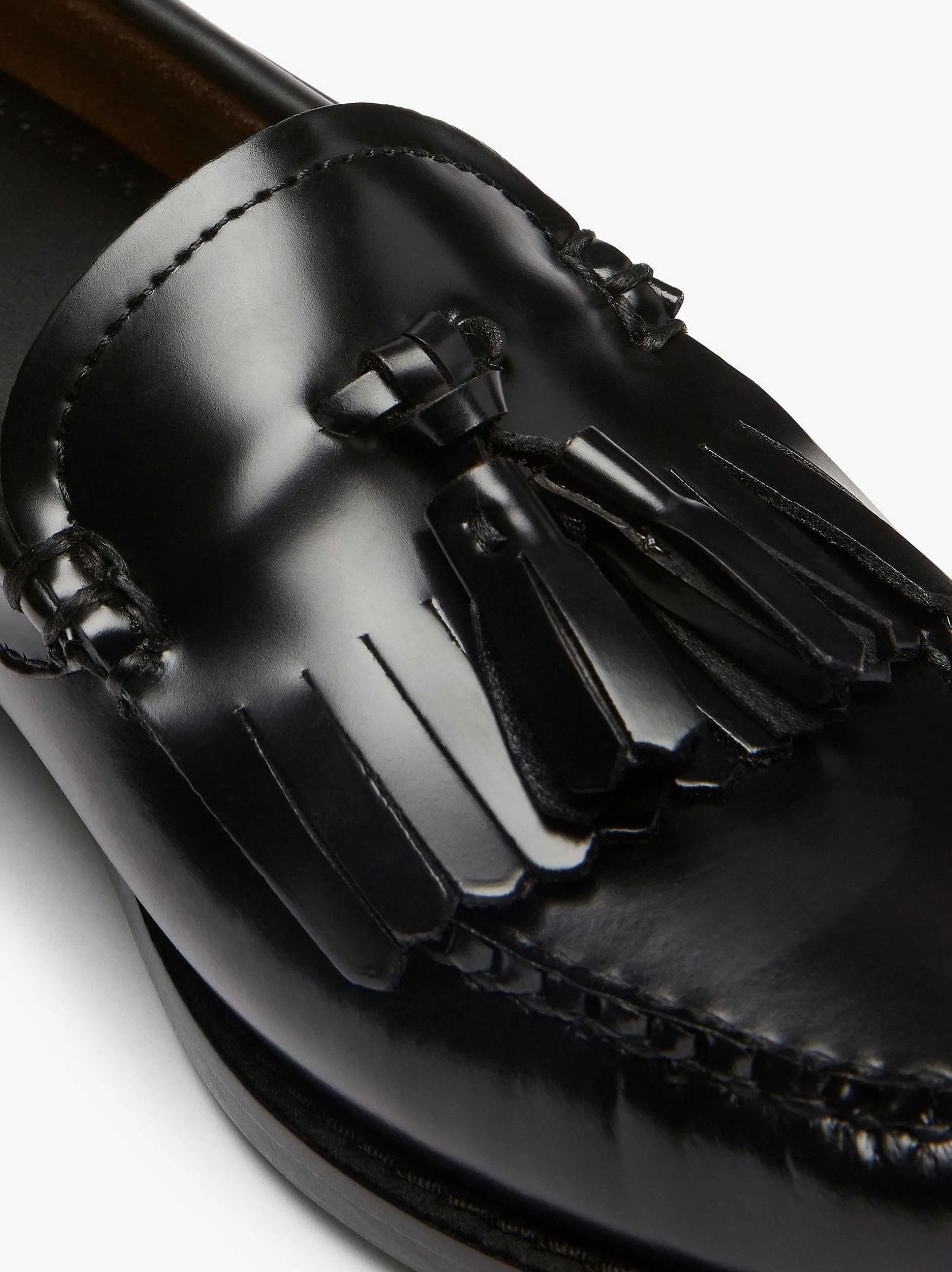Outlet G.H.BASS Weejuns Esther Kiltie Tassel Loafers Black
