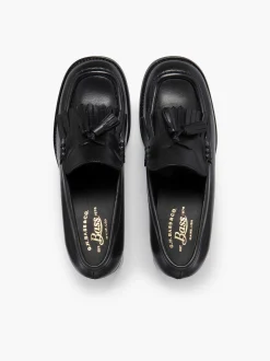 New G.H.BASS Weejuns Kiltie Tassel Heels Black