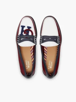 Discount G.H.BASS Weejuns Larson Letterman Penny Loafers Wine