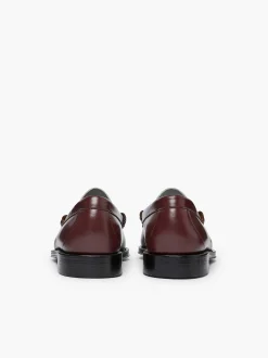 Clearance G.H.BASS Weejuns Larson Penny Loafers Wine & White
