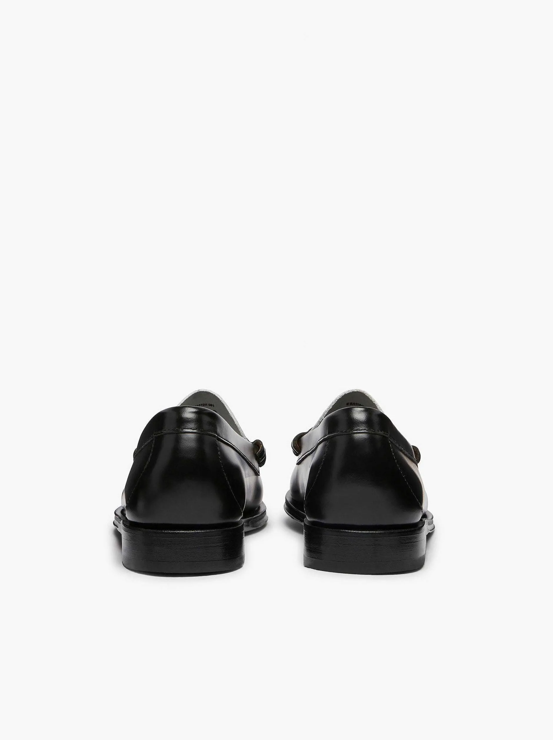 Sale G.H.BASS Weejuns Larson Penny Loafers Black & White