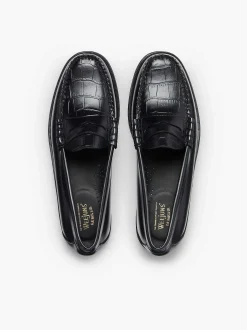 G.H.BASS Weejuns Larson Penny Loafers Black