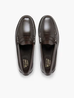 Online G.H.BASS Weejuns Larson Penny Loafers Chocolate