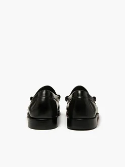New G.H.BASS Weejuns Larson Penny Loafers Zebra Print & Black