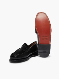 New G.H.BASS Weejuns Larson Penny Loafers Black