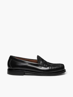 New G.H.BASS Weejuns Larson Penny Loafers Black