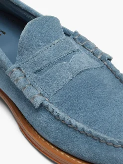 Hot G.H.BASS Weejuns Larson Penny Loafers Slate Blue