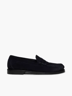 Outlet G.H.BASS Weejuns Larson Penny Loafers Navy