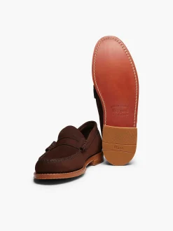 Outlet G.H.BASS Weejuns Larson Penny Loafers Brown