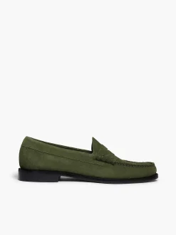 G.H.BASS Weejuns Larson Penny Loafers Dark Green