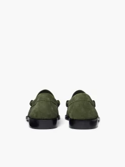 G.H.BASS Weejuns Larson Penny Loafers Dark Green