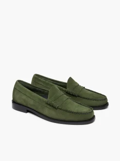 G.H.BASS Weejuns Larson Penny Loafers Dark Green
