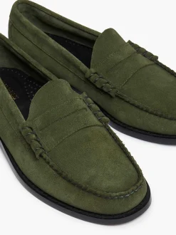 G.H.BASS Weejuns Larson Penny Loafers Dark Green