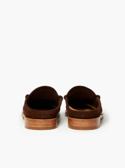 New G.H.BASS Weejuns Larson Penny Slides Chocolate