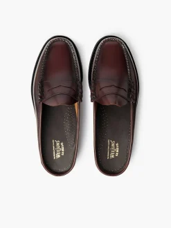Discount G.H.BASS Weejuns Larson Penny Slides Wine